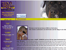 Tablet Screenshot of bigluvrottweilers.us